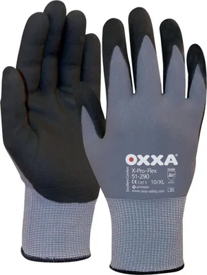 Produktbild von Handschuh Oxxa X-Pro-Flex NFT, Gr.10, schwarz