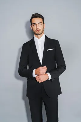Produktbild von HECHTER PARIS Corporate Sakko Herren 2-Knopf Modern Fit Schwarz 58