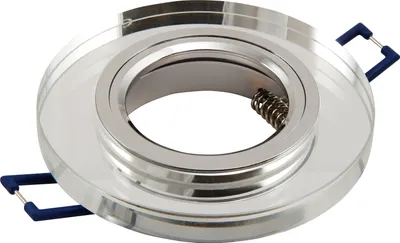 Produktbild von Einbaurahmen McShine Kristallglas rund transparent Ø90mm