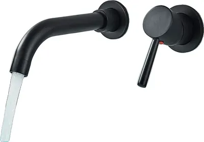 Immagine prodotto di Rubinetto per lavabo, comando monocomando, superficie, nero opaco