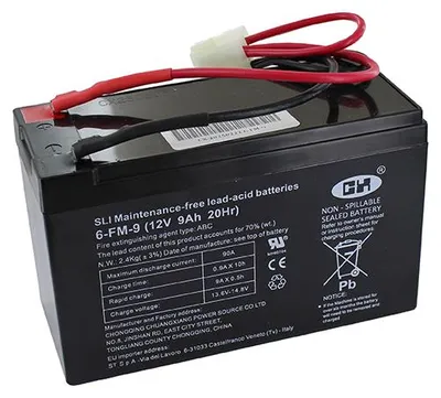 Image de Batterie Stiga, 9ah Origine 118120071/0, 118120070/0, 118120010/0, 1181200710, 1181200700, 1181200100.