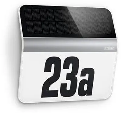 Immagine prodotto di Steinel Solar Luce del numero civico LED 4000 K bianco neutro 227x242 mm XSolar LH-N bianco/acciaio inox