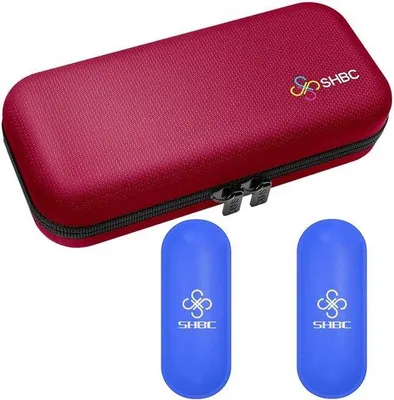 Produktbild von Famanu Tragbare Insulin Kühlbox für Diabetiker - Isolierte Medikamenten-Organizer mit 2 Kühlpacks