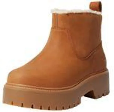 Zdjęcie produktu dla Buty zimowe Timberland dla kobiet, botki Stone Street Mid WL z ciepłą wyściółką, TB0A283GEM7, brązowe