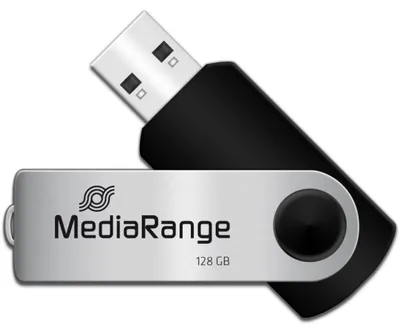 Image de MediaRange USB-Stick 128GB USB 2.0 swivel swing