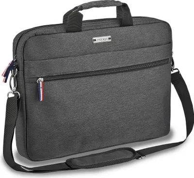 Produktbild von PEDEA Laptoptasche 15,6 Zoll (39,6cm) URBAN-HIP Notebook Umhängetasche mit Tablet Fach, grau