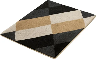 Produktbild von Kleine Wolke Badteppich AYANA Schwarz 55 x 65 cm