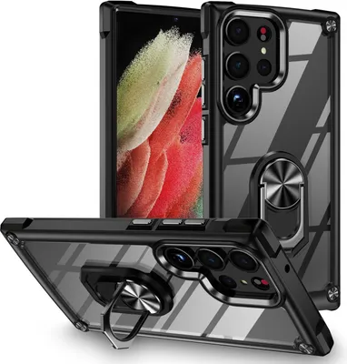Produktbild von Handyhülle für Samsung Galaxy S22 Ultra Transparent High Tech Case Schutz Smartphonehülle Aufprallschutz