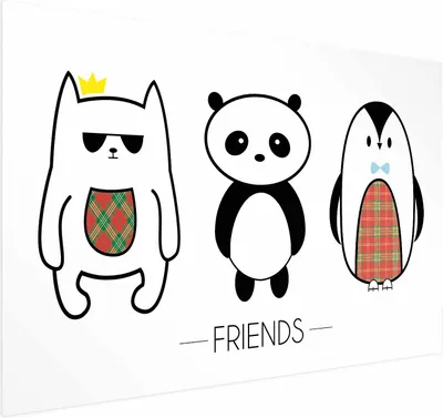 Produktbild von Posterpapier Poster - Friends 42x29.7 cm Für Kinder g-A-0153-ao-a
