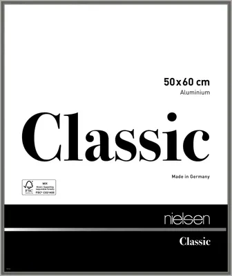 Produktbild von nielsen Aluminium Bilderrahmen Classic, 50x60 cm, Contrastgrau