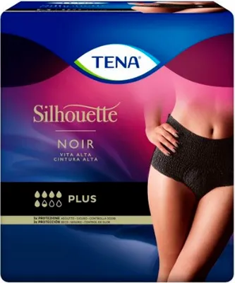 Zdjęcie produktu dla TENA 07322541095097, M, Kobieta, Czarny, 75 - 105 cm, 9 szt.