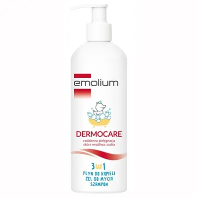 Produktbild von Emolium Dermocare 3-in-1 Lösung, Gel und Shampoo - 400ml