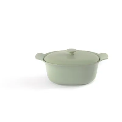 Zdjęcie produktu dla BergHOFF 3900044, 5,2 l, Zielony, Żeliwo, Emalia, Ceramika, Gaz, Halogen, Indukcja, Zielony