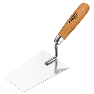 Produktbild von Trapez-Stuckkelle, 140 mm, Holzgriff