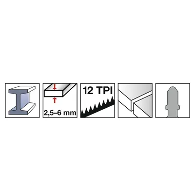 Immagine prodotto di Lame per seghetto alternativo T118B, 3 pz