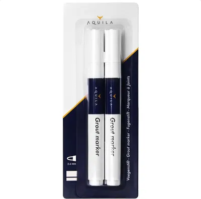 Aquila Voegenstift Wit voor Badkamer - Waterbestendig, 2 Stuks – afbeelding 1
