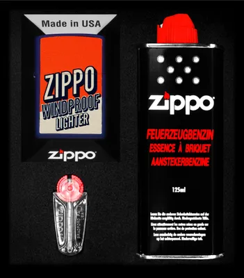 Produktbild von ZIPPO Feuerzeug-Set WINDPROOF LIGHTER DESIGN 5 Geschenk No1