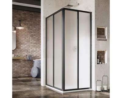 Immagine prodotto di Un lato della cabina doccia RAVAK SRV2-80 195 S nero+Grape 14V403O2ZG
