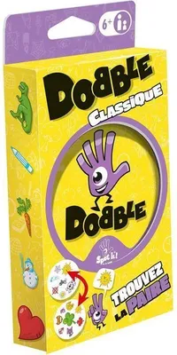 Obrázok produktu pre Dobble Classic Edition 2021, spoločenská hra, 2 až 8 hráčov, 6+ rokov, 15 minút