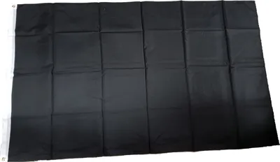Produktbild von Fahne Flagge Trauerfahne schwarz 90 x 150 cm mit 2 Ösen von Versand-King
