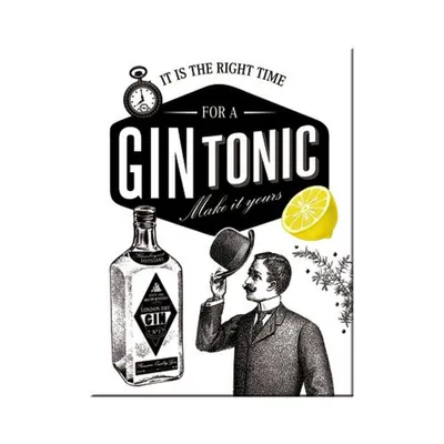 Zdjęcie produktu dla XXX Nostalgic-Art - Magnes 6 x 8 cm - Open Bar - Gin Tonic