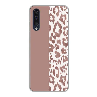 Produktbild von MuchoWow® Handyhülle Schutzhülle Hülle für Samsung Galaxy A30s Tiermuster - Rosa - Tiere Silikon Softcase Handy Hülle - Karteninhaber