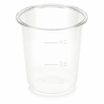 Produktbild von 80x Schnapsbecher glasklar 2 cl / 4 cl 20 ml 40 ml Biokunststoff PLA