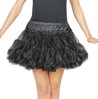 Produktbild von Tütü Tutu Ballettrock Tüllrock Petticoat Ballettkleid Rock Ballett schwarz