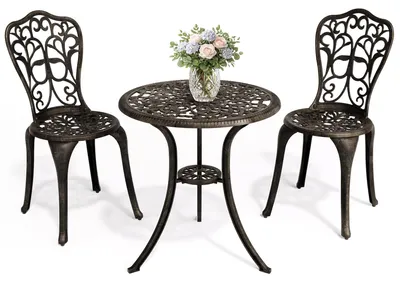 Image de Ensemble bistro composé d'une table et de deux chaises