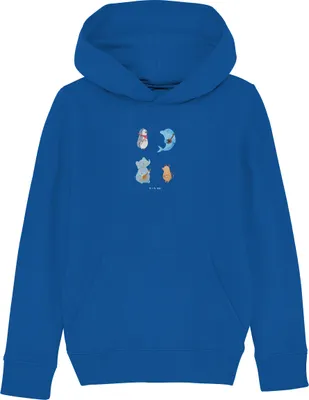 Produktbild von Mr. & Mrs. Panda Kinderpullover Big Band 12-14 Jahre (152/164) - Royal Blue - Geschenk, Hund, Gitarre, Lustige Sprüche, Kapuzenpulli, Pulli, Kinderbekleidung, Maus