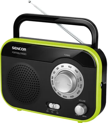 Obrázek produktu pro SENCOR SRD 210 BGN Přenosný radiopřijímač, konektor 3,5mm  pro sluchátka