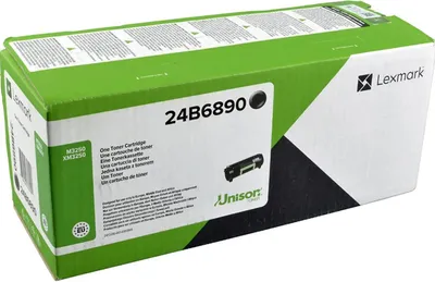 A product box for a Lexmark toner cartridge.