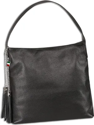 Immagine prodotto di Florence borsa a spalla da donna borsa hobo borsa in pelle nera OTF180S1
