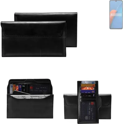 Produktbild von K-S-Trade Handy Hülle kompatibel mit Infinix Note 12i 2022 Schutz Hülle Tasche Schutz Case Handytasche Kunstleder schwarz, 1x