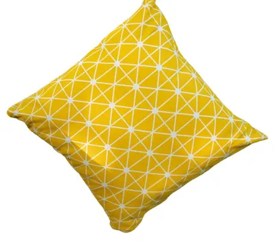 Obrázek produktu pro Dekorační polštářek - Žlutý - 40 x 40 cm - Dekorační polštářek - Na zahradní nábytek