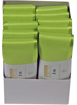 Productafbeelding van Goldina® 14450405511003 Basis Taftband - 40 mm x 3 m, appelgroen