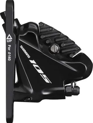 Produktbild von Shimano 105 R7 140/60 Fm Ca Res Scheibenbremssattel Schwarz  Schwarz One Size