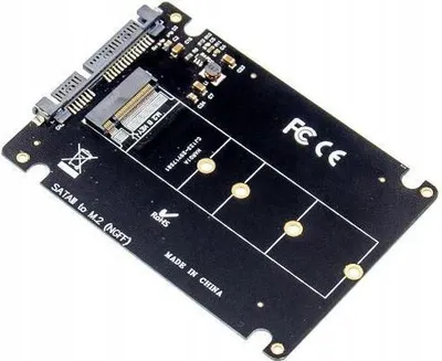 Obrázok produktu pre Microconnect MC-SSDSATACONV1, SATA, M.2, Čierna, CE, -40 - 85 °C, 90 g