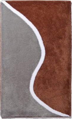 Produktbild von Batex Badematte Badteppich Badvorleger Duschvorleger Badezimmerteppich 70x120cm LEANDRA Schoko