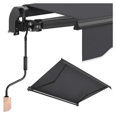 Immagine prodotto di Tenda da sole articolata con azionamento manuale | Grigia | 300x250 cm