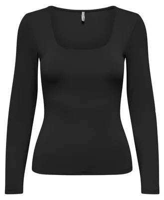 Produktbild von Onlea L/S 2-Way Deep Neck Top JRS Noos