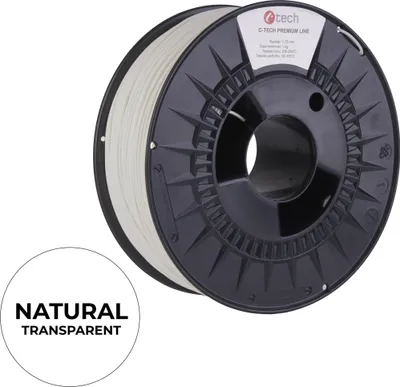 Zdjęcie produktu dla C-TECH filament PREMIUM LINE naturalny ASA