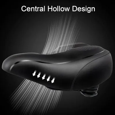 Produktbild von Famanu Fahrradsattel Komfort - Kunstleder, atmungsaktiv, ergonomisch