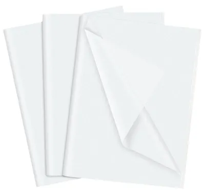 Produktbild von Seidenpapier Weiß 100 Blatt 50x70 cm Packseide Geschenkpapier DIY Dekoration