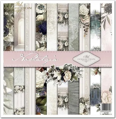 Image de ITD Set 11 pcs 31x32cm recto papier scrapbooking 200g, Nostalgia