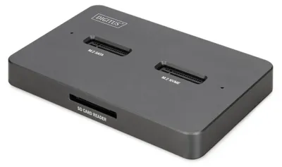 Image de DIGITUS Docking USB-C->NVMe SSD,SATA SSD, SD