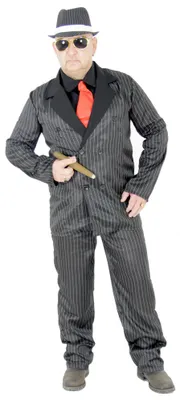 Produktbild von 20er Jahre Gangster Kostüm Mafia Boss für Herren, Größe:M