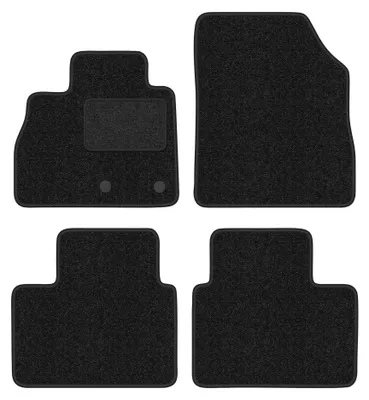 Image de Tapis de sol en moquette pour Renault Scenic IV 2016- (monospace) – jeu 4 pièces, anthracite, sur mesure – Wielganizator ANTHRA