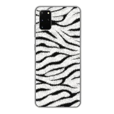 Produktbild von MuchoWow® Handyhülle Schutzhülle Hülle für Samsung Galaxy S20 Plus Tiermuster - Zebra - Weiß Silikon Softcase Handy Hülle - Hartschale