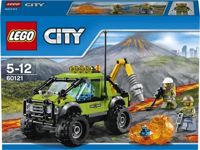 Zdjęcie produktu dla LEGO City Volcano Exploration Truck, Zestaw do budowania, 5 lat(a), 175 szt., 334 g